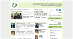 Desktop Screenshot of hermanosencomunion.net